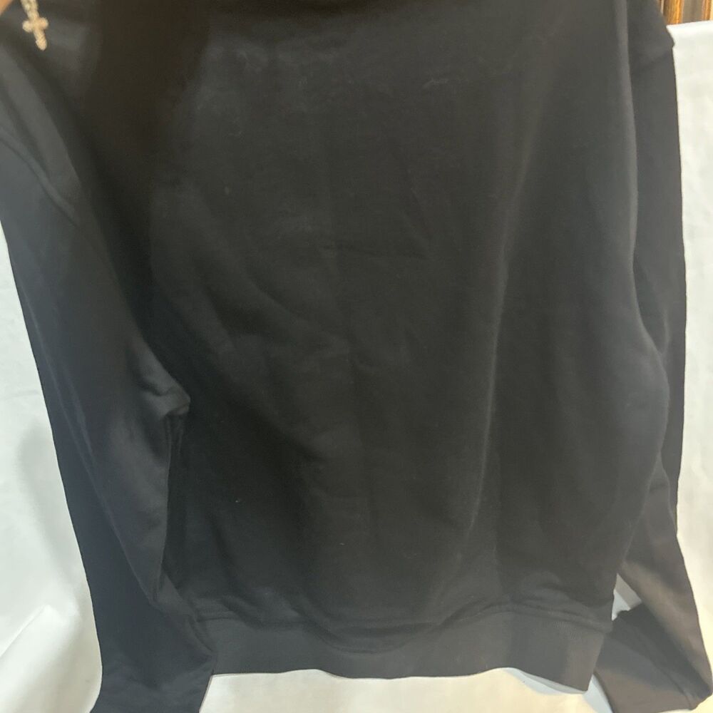 New BEGOING Womens Oversized USA Graphic Black Sweatshirt Medium - Picture 9 of 15